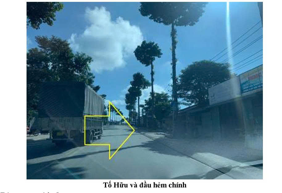 Đường vào khu đất